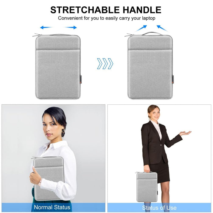 Haweel Laptop Sleeve Case Zipper Briefcase Bag With Handle