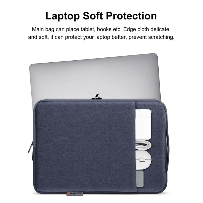 Haweel Laptop Sleeve Case Zipper Briefcase Bag With Handle