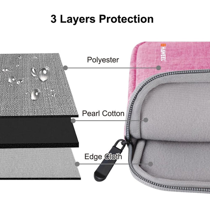 Haweel Sleeve Case Zipper Briefcase Carrying Bag