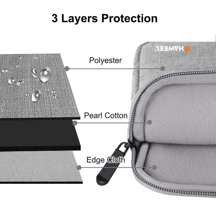 Haweel Sleeve Case Zipper Briefcase Carrying Bag