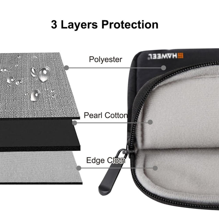 Haweel Sleeve Case Zipper Briefcase Carrying Bag