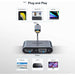 Usb c Hdmi Vga Splitter Hub Adapter Cable for Mi Notebook