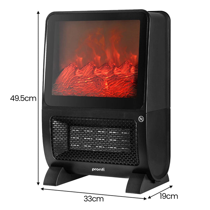 2000W 3D Fire Ptc Electric Portable Room Heater