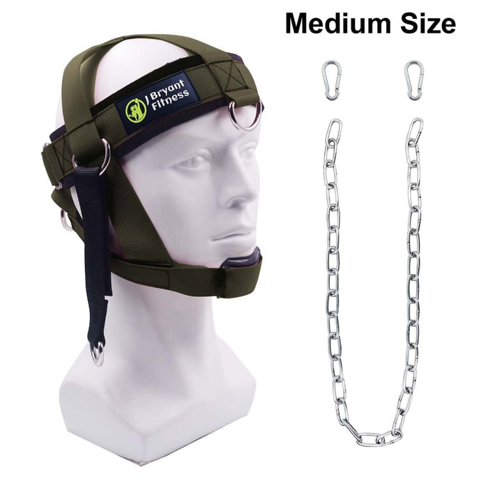 Head Neck Harness with Adjustable Strap Chin Pad and Chain