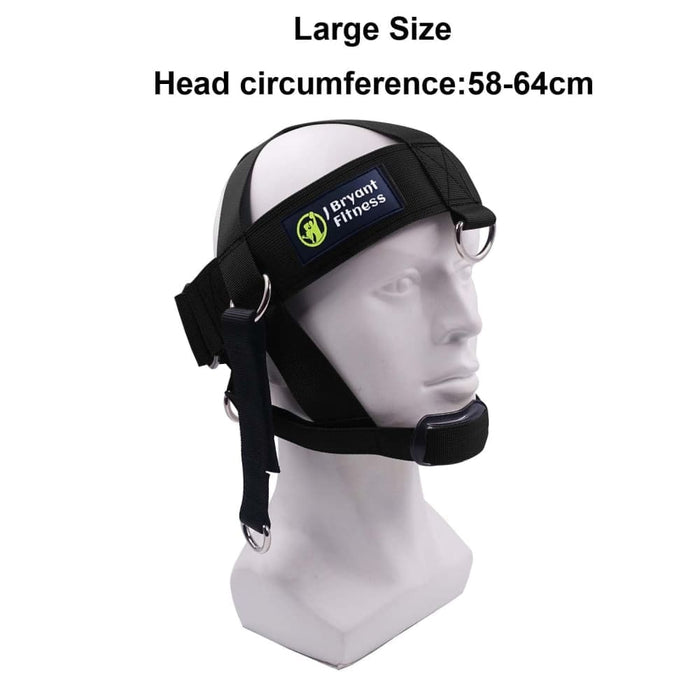 Head Neck Harness with Adjustable Strap Chin Pad and Chain