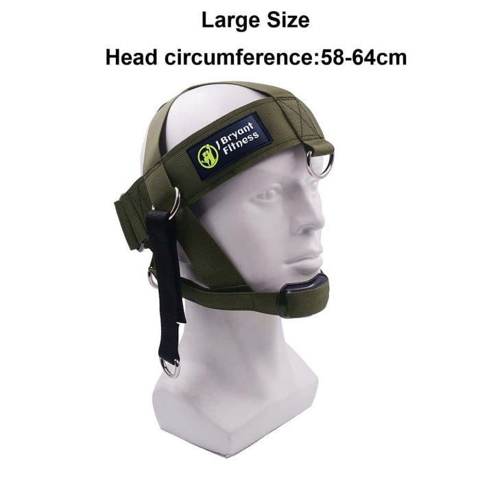 Head Neck Harness with Adjustable Strap Chin Pad and Chain