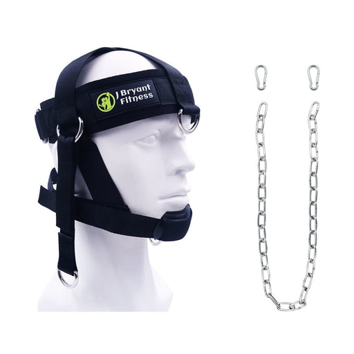 Head Neck Harness with Adjustable Strap Chin Pad and Chain