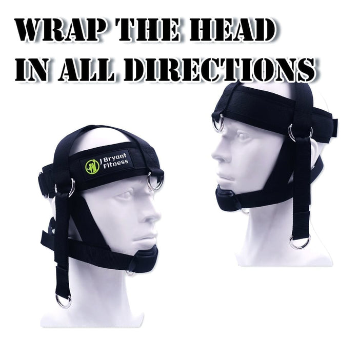 Head Neck Harness with Adjustable Strap Chin Pad and Chain
