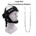 Head Neck Harness with Adjustable Strap Chin Pad and Chain