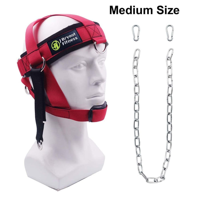 Head Neck Harness with Adjustable Strap Chin Pad and Chain