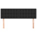 Single Size Headboards 2 Pcs Black 72x5x78/88 Cm Faux