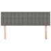 Headboards 2 Pcs Dark Grey 72x5x78/88 Cm Fabric Talapi