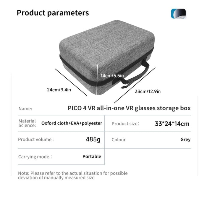Vr Headset Protective Travel Carrying Case for Pico 4