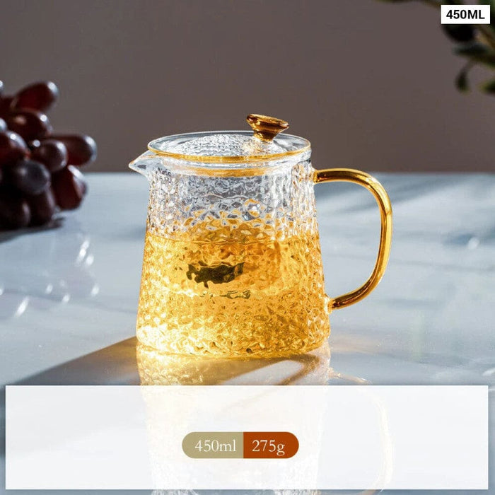 Heat Resistant Glass Tea Pot For Kung Fu