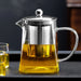 Heat Resistant Glass Tea Pot For Kung Fu And Puer