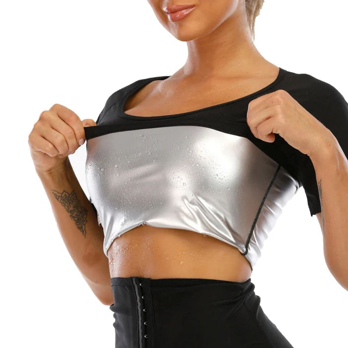 Heat Trapping Compression Sweat Vest Body Shaper for Weight