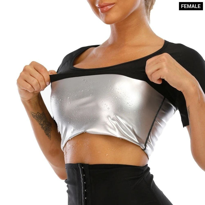 Heat Trapping Compression Sweat Vest Body Shaper for Weight