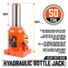 Heavy Duty 50 Ton Hydraulic Bottle Jack Metal Lift Steel Car