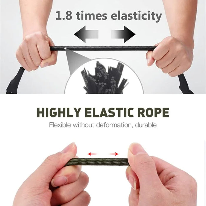 Heavy Duty Elastic Tie Strap Bungee Cord For Cycling