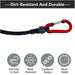 Heavy Duty Elastic Tie Strap Bungee Cord For Cycling