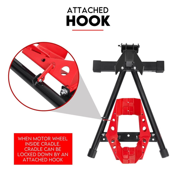 Heavy Duty Motorcycle Motorbike Stand Front Wheel Chock