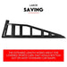 Heavy Duty Portable Car Loading Ramp Set 2000kg Maintenance
