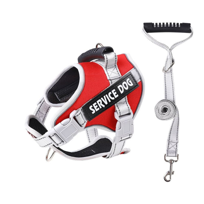 Heavy Duty no Pull Breathable Padded Dog Harness Leash Set