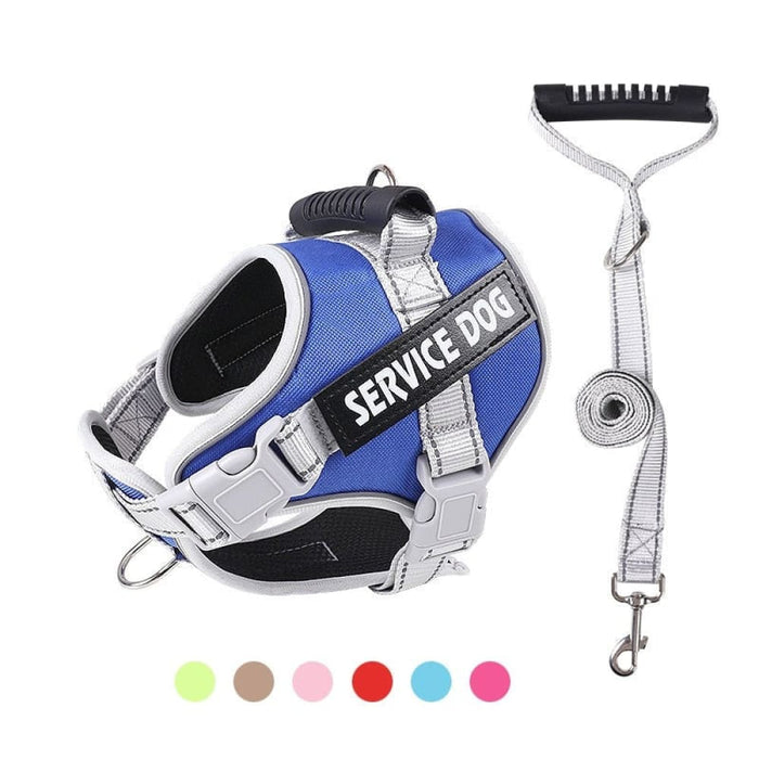 Heavy Duty no Pull Breathable Padded Dog Harness Leash Set