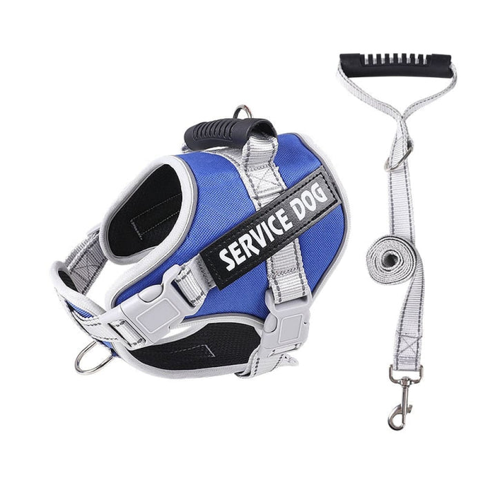 Heavy Duty no Pull Breathable Padded Dog Harness Leash Set