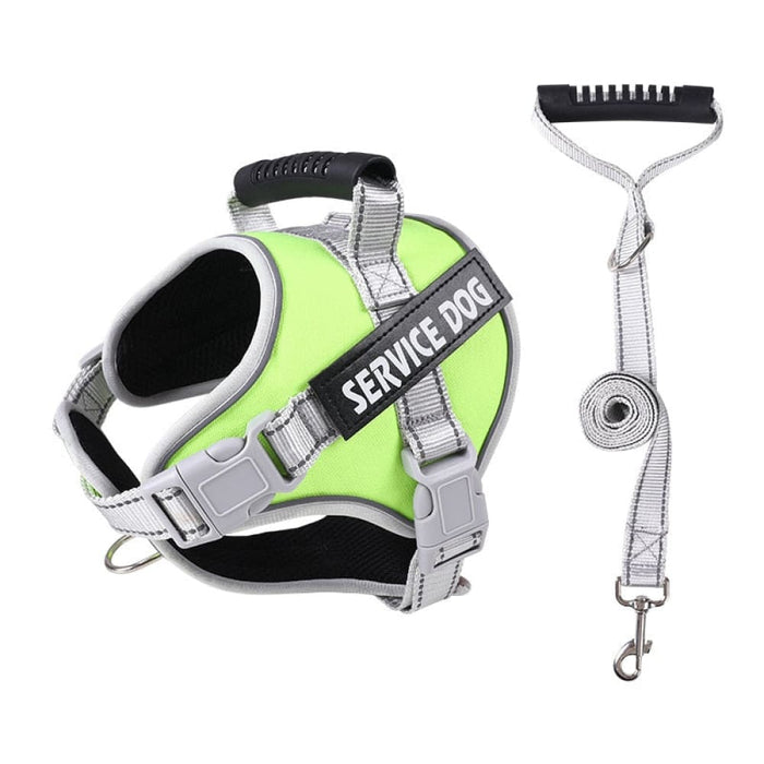 Heavy Duty no Pull Breathable Padded Dog Harness Leash Set