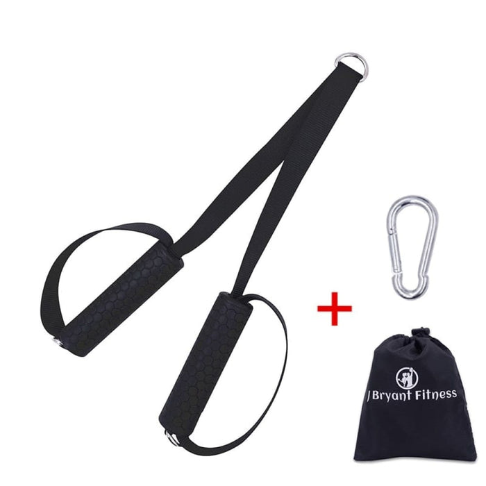 Heavy Duty Tricep Rope Handle Grip with Bag and Hook