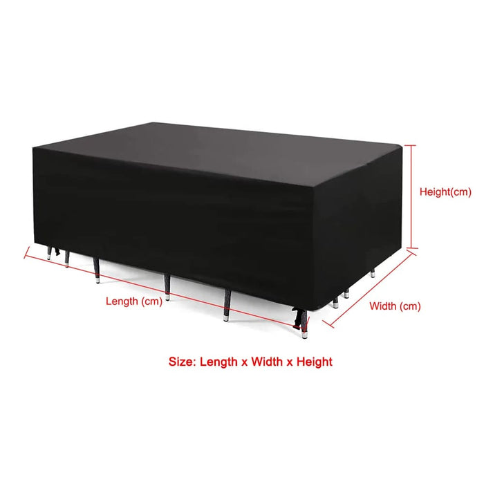 Heavy Duty Waterproof Patio Furniture Cover Rectangular