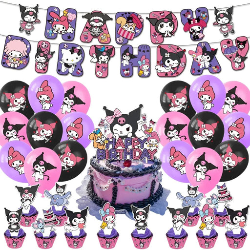 Hello Kitty Kuromi Party Decor