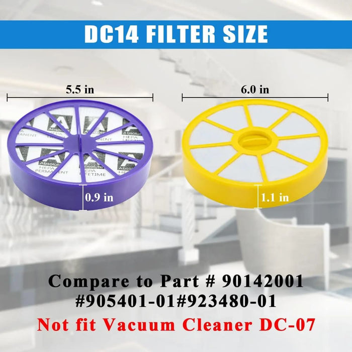 Hepa Filter Set for Dyson Vacuum Cleaners