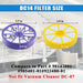 Hepa Filter Set for Dyson Vacuum Cleaners