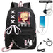 My Hero Academia Anime Womens Backpack with Usb Port