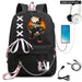 My Hero Academia Anime Womens Backpack with Usb Port