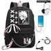 My Hero Academia Anime Womens Backpack with Usb Port
