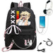 My Hero Academia Anime Womens Backpack with Usb Port