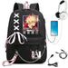 My Hero Academia Anime Womens Backpack with Usb Port