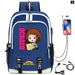 My Hero Academia Izuku Backpack with Usb Charging Port Cute