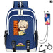 My Hero Academia Izuku Backpack with Usb Charging Port Cute