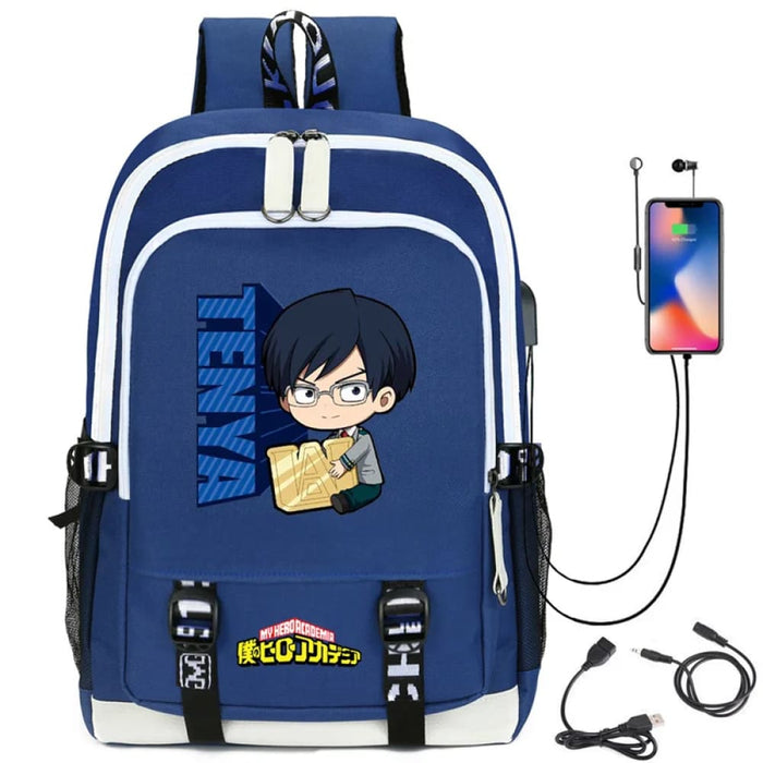 My Hero Academia Izuku Backpack with Usb Charging Port Cute
