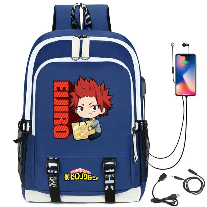 My Hero Academia Izuku Backpack with Usb Charging Port Cute