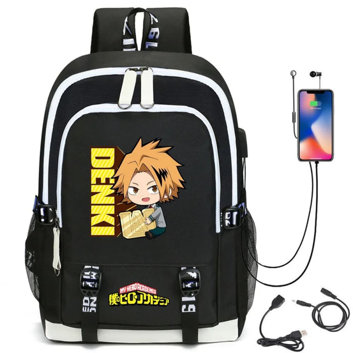 My Hero Academia Izuku Backpack with Usb Charging Port Cute