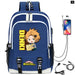 My Hero Academia Izuku Backpack with Usb Charging Port Cute