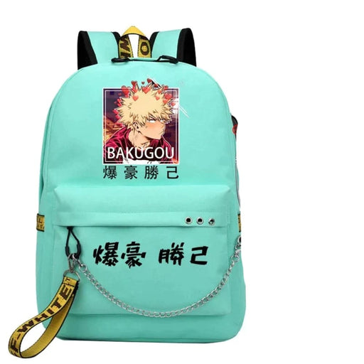 My Hero Academia Katsuki Bakugo Usb Backpack Mha Deku