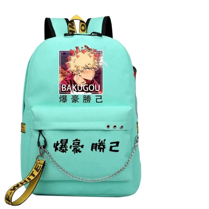 My Hero Academia Katsuki Bakugo Usb Backpack Mha Deku