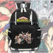 Hero Academia School Backpack Izuku Midoriya Print Shoulder