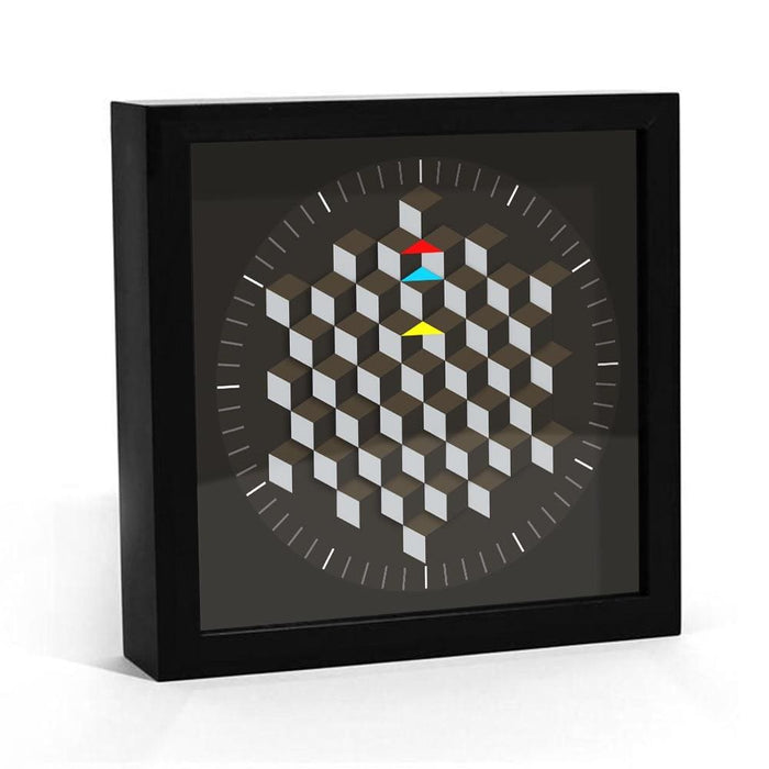 Hexagon Desk Withall Clock